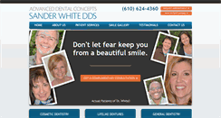 Desktop Screenshot of drwhitesmile.com